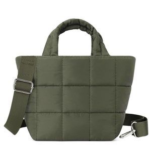 Mini Tote Bag, Small Puffer Tote Bag Quilted Nylon Crossbody Bags ;)